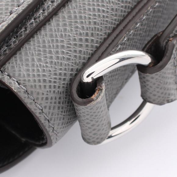 Louis Vuitton LOUIS VUITTON New Flap Taiga Gri Shoulder Bag Leather Men's Gra... - Picture 6 of 9